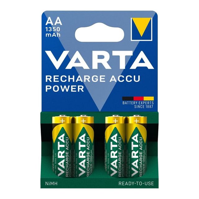 VARTA PILA AA RICARICABILE 1350MAH X4