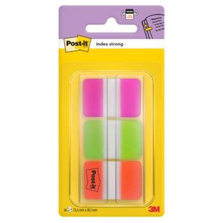Segnapagina removibili Post-it® Index Strong 686 - 3 colori vivaci 3 blocchetti…