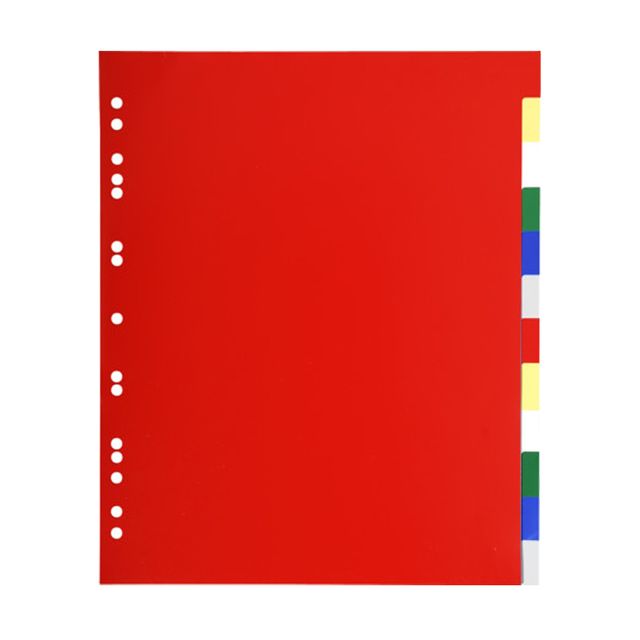 Separatore neutro a 12 tacche - PP - colori assortiti - A4 Maxi - Exacompta