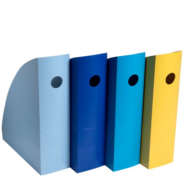 Set 4 portariviste Mag-Cube Bee Blue - 26,6 x 8,2 x 30,5 cm - colori assortiti …
