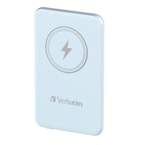 Verbatim - Power Bank Wireless - 5000 mAh - Blu - 32242