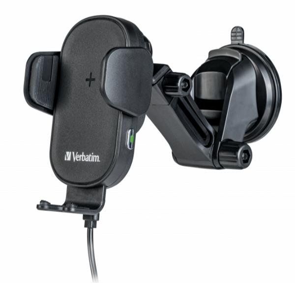 Verbatim FWC-01 - Supporto per caricabatteria wireless per auto - Qi - 15 Watt …