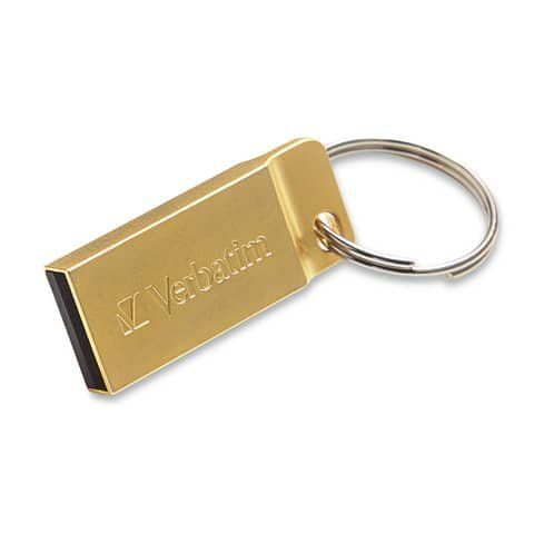Verbatim Metal Executive - Chiavetta USB - 64 GB - USB 3.0 - oro