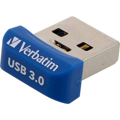 Verbatim Store 'n' Stay NANO - Chiavetta USB - 32 GB - USB 3.0 - blu