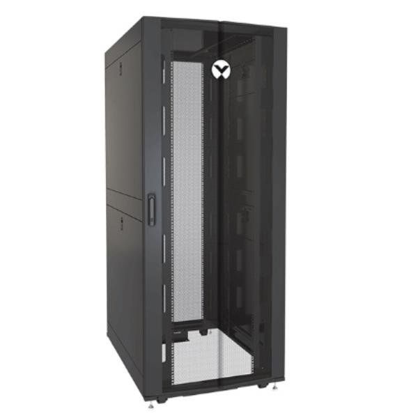 Vertiv VR - Rack cabinet - nero, RAL 7021 - 42U - 19"