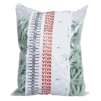 Viva - Elastici - 0.8 cm x 8 cm - 1 kg - verde