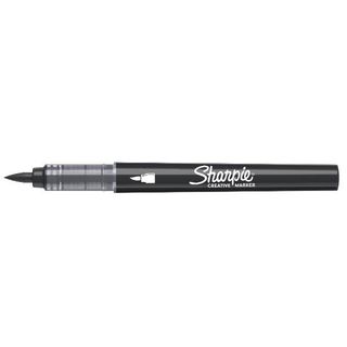 Sharpie 2218069, 1 pz, Nero, Punta del pennello, Nero, Inchiostro a base acrili…