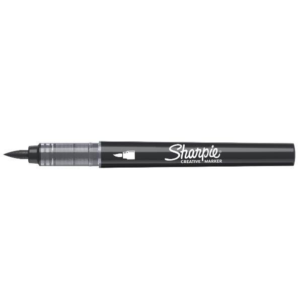 Sharpie 2218069, 1 pz, Nero, Punta del pennello, Nero, Inchiostro a base acrili…