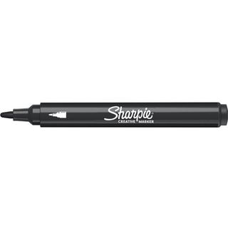 Sharpie 2218123, 1 pz, Nero, Rotondo, Inchiostro a base acrilica
