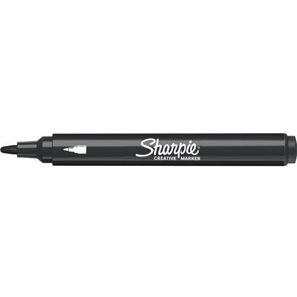 Sharpie 2218123, 1 pz, Nero, Rotondo, Inchiostro a base acrilica