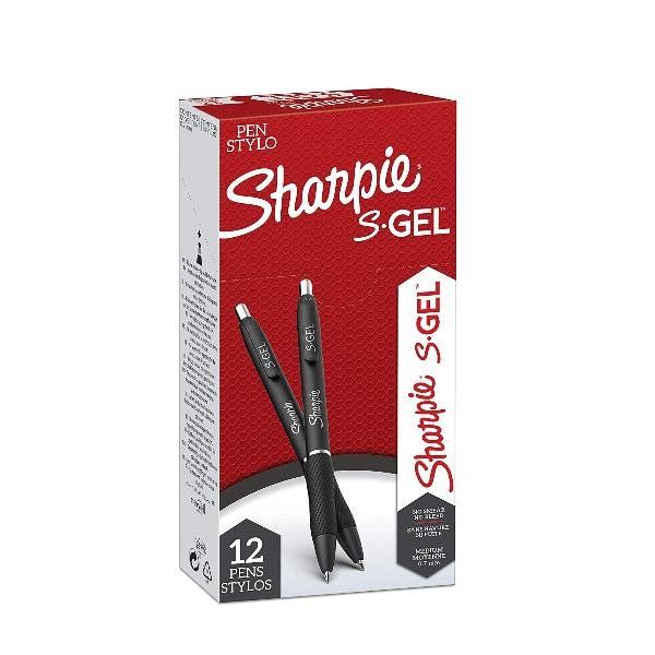 Sharpie S-Gel - Penna a sfera - nero - inchiostro gel - 0.7 mm - medio - retrat…