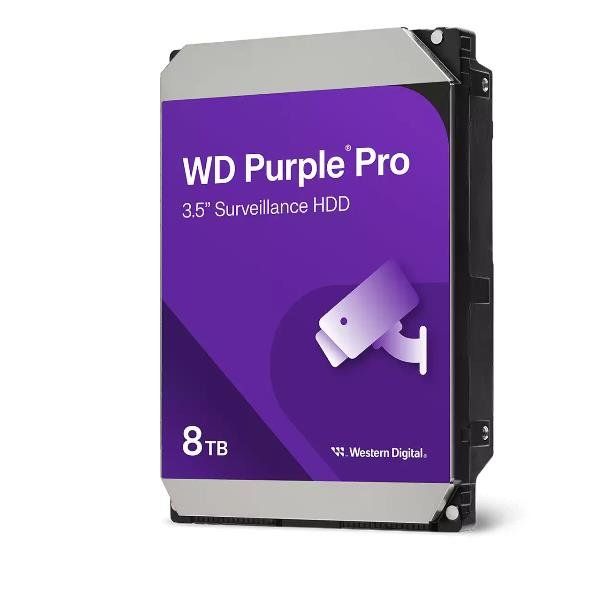 WD Purple Pro WD8002PURP - HDD - 8 TB - sorveglianza, video smart - interno - 3…