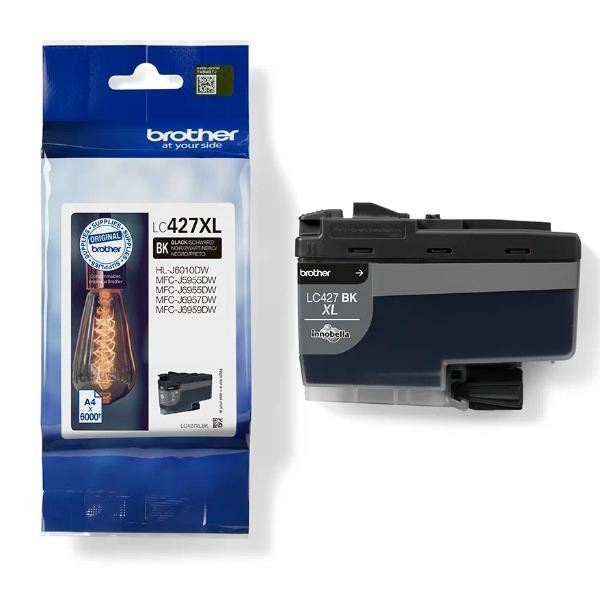 Brother LC427XLBK - Alta capienza - nero - originale - cartuccia d'inchiostro -…