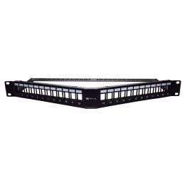 WP EUROPE PANN.1U ANGOL.PER 24 RJ45U NERO