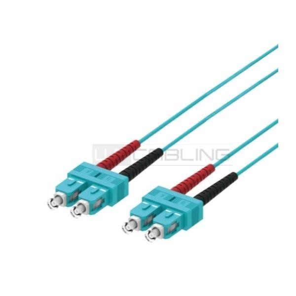 WP EUROPE PATCH 2FO OM3 LCD/2ST AQUA 0.5M