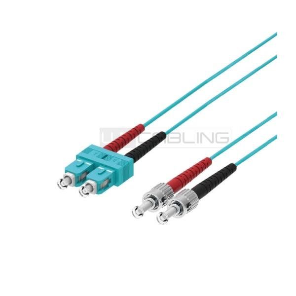 WP EUROPE PATCH 2FO OM3 LCD/2ST AQUA 10M