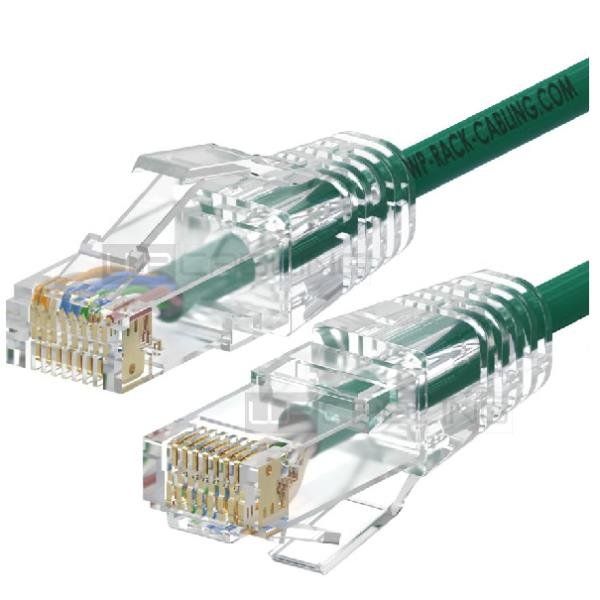 WP Europe CAVO PATCH SLIM CAT.6A U-UTP, 0.20m VERDE