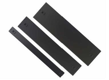 WP RACK - Pannello di riempimento rack - nero, RAL 9005 - 1U - 19"