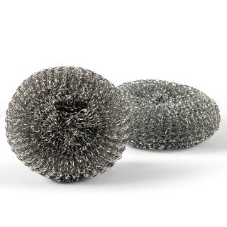 Spugna zincata - 30 gr - metallo zincato - Perfetto - conf. 2 pezzi