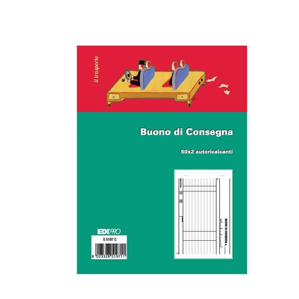 Staples - Modulo di consegna - 50 fogli - 120 x 175 mm - duplicato - senza carb…