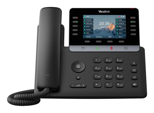 Yealink T74W telefono IP Nero LCD Wi-Fi