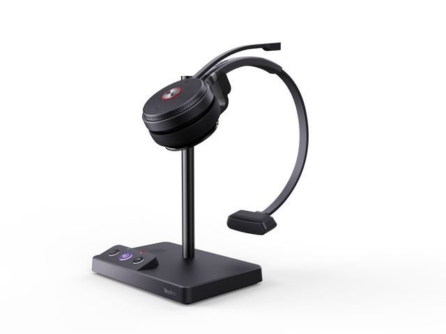 Yealink WH62 Mono Teams Auricolare Wireless A Padiglione Ufficio Micro-USB Base…