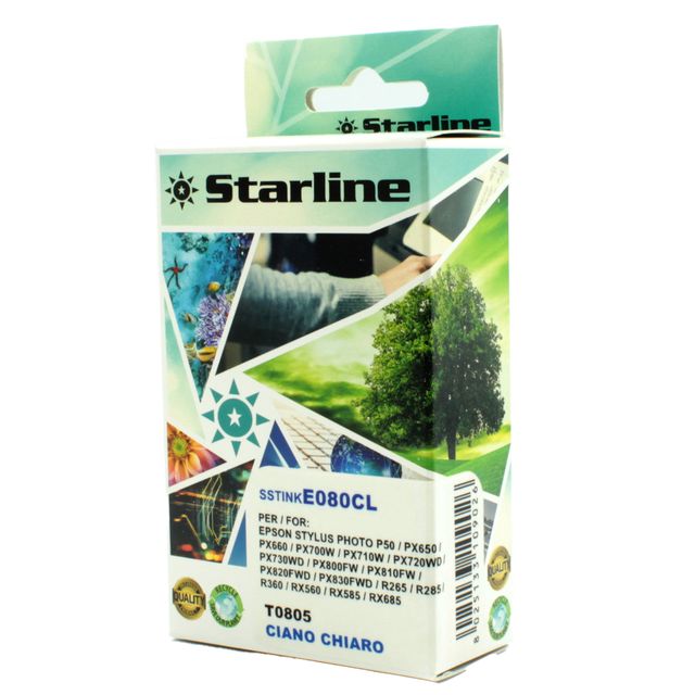 Starline - Cartuccia ink - per Epson - Ciano chiaro - C13T08054011 - T0805 - 11…