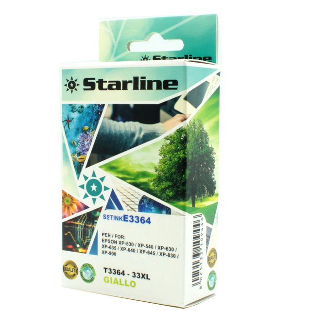 Starline - Cartuccia ink - per Epson - Giallo - C13T33644012 - 33XL - 11ml