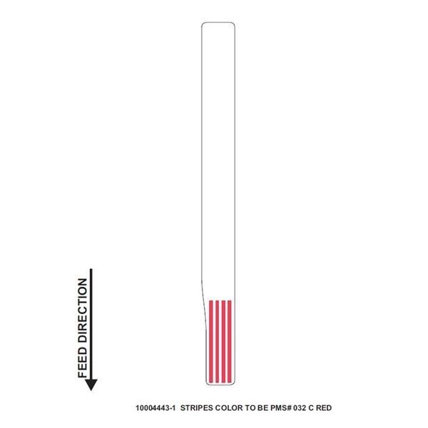 ZEBRA BRACCIALE TERMICO RED 25X279MM