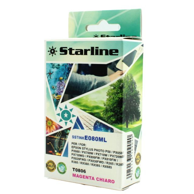 Starline - Cartuccia ink - per Epson - Magenta chiaro - C13T08064011 - T0806-11…