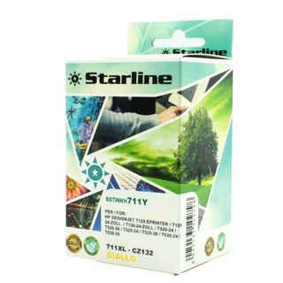 Starline - Cartuccia ink Compatibile - per HP 711 - Giallo - CZ132A - 26ml