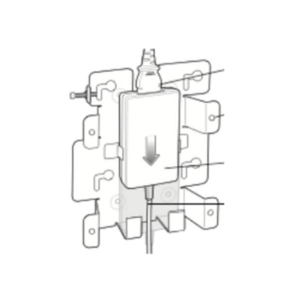 ZEBRA WALL MOUNT BRACKET,MK3XXX/CC5000