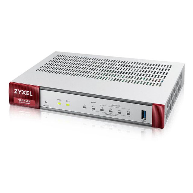 ZYXEL USG FLEX 100 SECURITY GATEWAY BUNDLE FIREWALL 900 Mbit/s 100 VPN: 40 IPSE…