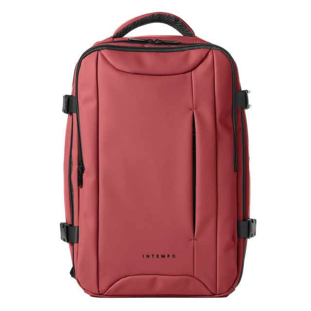Zaino Cabin Bag Drop2Go - 25 x 20 x 40 cm - gomma - bordeaux - In Tempo