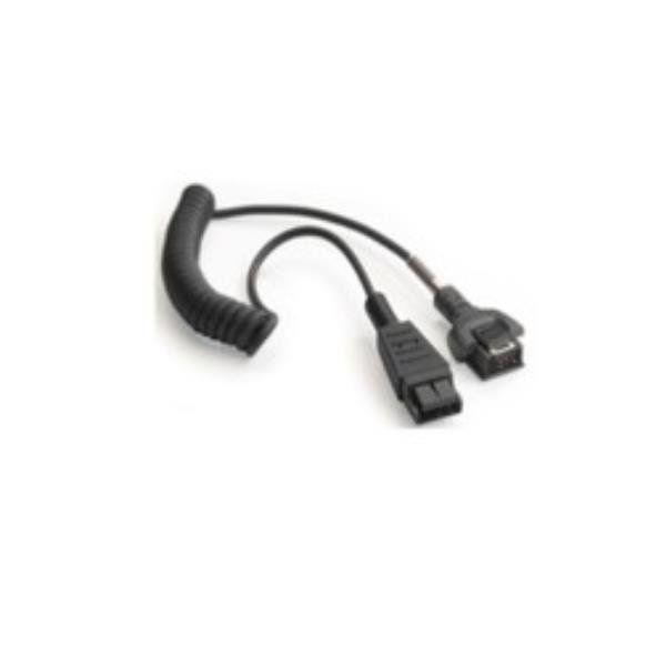 Zebra - Adattatore auricolare - avvolto a spirale - per Zebra WT41N0