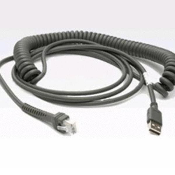 Zebra - Cavo USB / seriale - DB-9 (F) a USB (M) - 1.83 m - per Zebra DS457, DS4…