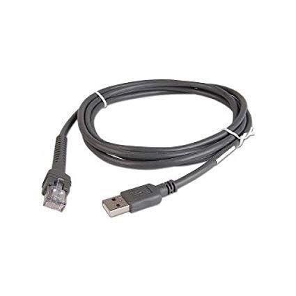 Zebra - Cavo dati - RJ-50 (M) a USB (M) - 2.1 m - per Zebra DS2208, DS2278, DS8…