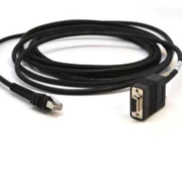 Zebra - Cavo seriale - DB-9 (F) a RJ-45 (10 pin) (M) - 12 V - 4.6 m