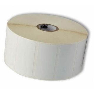 Zebra - Poliestere - adesivo permanente - rivestito - bianco - 38 x 25 mm 2580 …