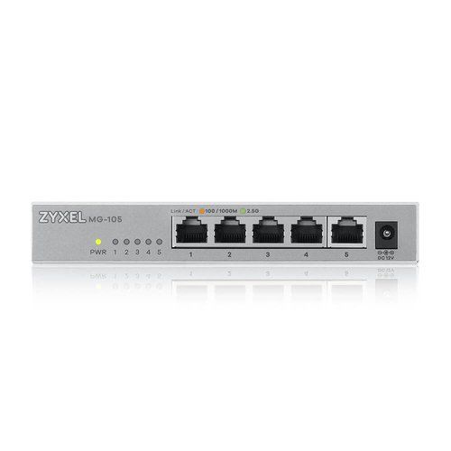 Zyxel XMG-105, Non gestito, 2.5G Ethernet (100/1000/2500)