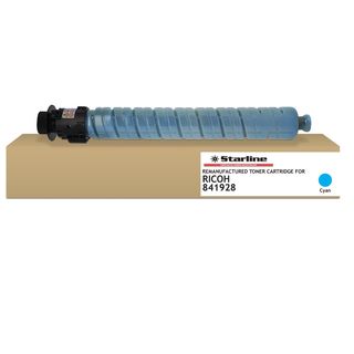 Starline - Toner ricostruito per Ricoh Aficio MPC 2003/2503 Series - Ciano - 84…