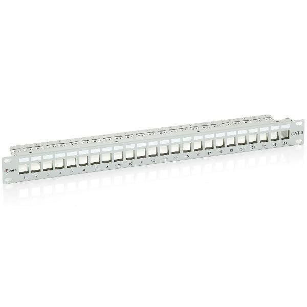equip - Pannello cablaggio - grigio chiaro - 24 porte