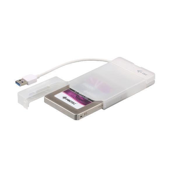 i-Tec MySafe Advance - Box esterno - 2.5" - SATA 6Gb/s - USB 3.0 - bianco