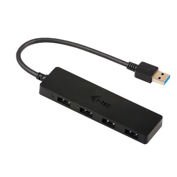 i-Tec USB 3.0 Slim Passive HUB - Hub - 4 x SuperSpeed USB 3.0 - desktop