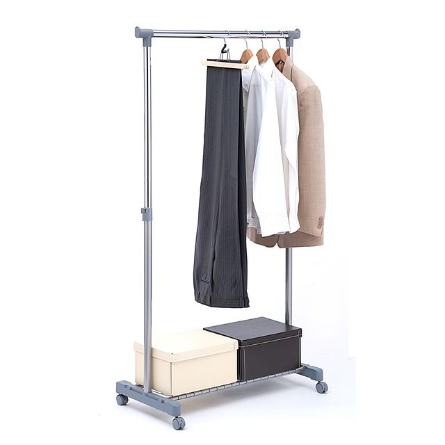 Stender appendiabiti AC9001 - con portaoggetti - 87 cm - Serena Group