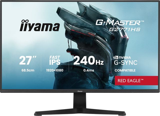iiyama G-MASTER G2771HS-B1, 68,6 cm (27ʺ), 1920 x 1080 Pixel, Full HD, 0,4 ms, …