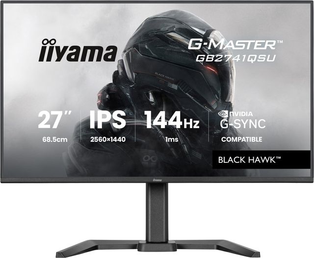 iiyama G-MASTER GB2741QSU-B1, 68,6 cm (27ʺ), 2560 x 1440 Pixel, 4K Ultra HD, LE…