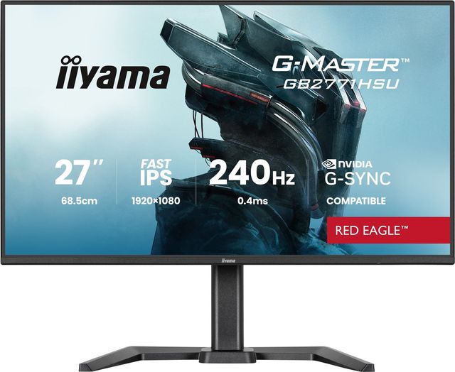 iiyama G-MASTER GB2771HSU-B1, 68,6 cm (27ʺ), 1920 x 1080 Pixel, Full HD, Nero
