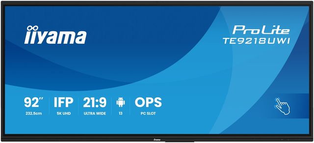 iiyama ProLite TE9218UWI-B1AG - 92" Categoria diagonale (91.5" visualizzabile) …