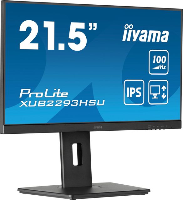 iiyama ProLite XUB2293HSU-B7, 54,6 cm (21.5ʺ), 1920 x 1080 Pixel, Full HD, LED,…